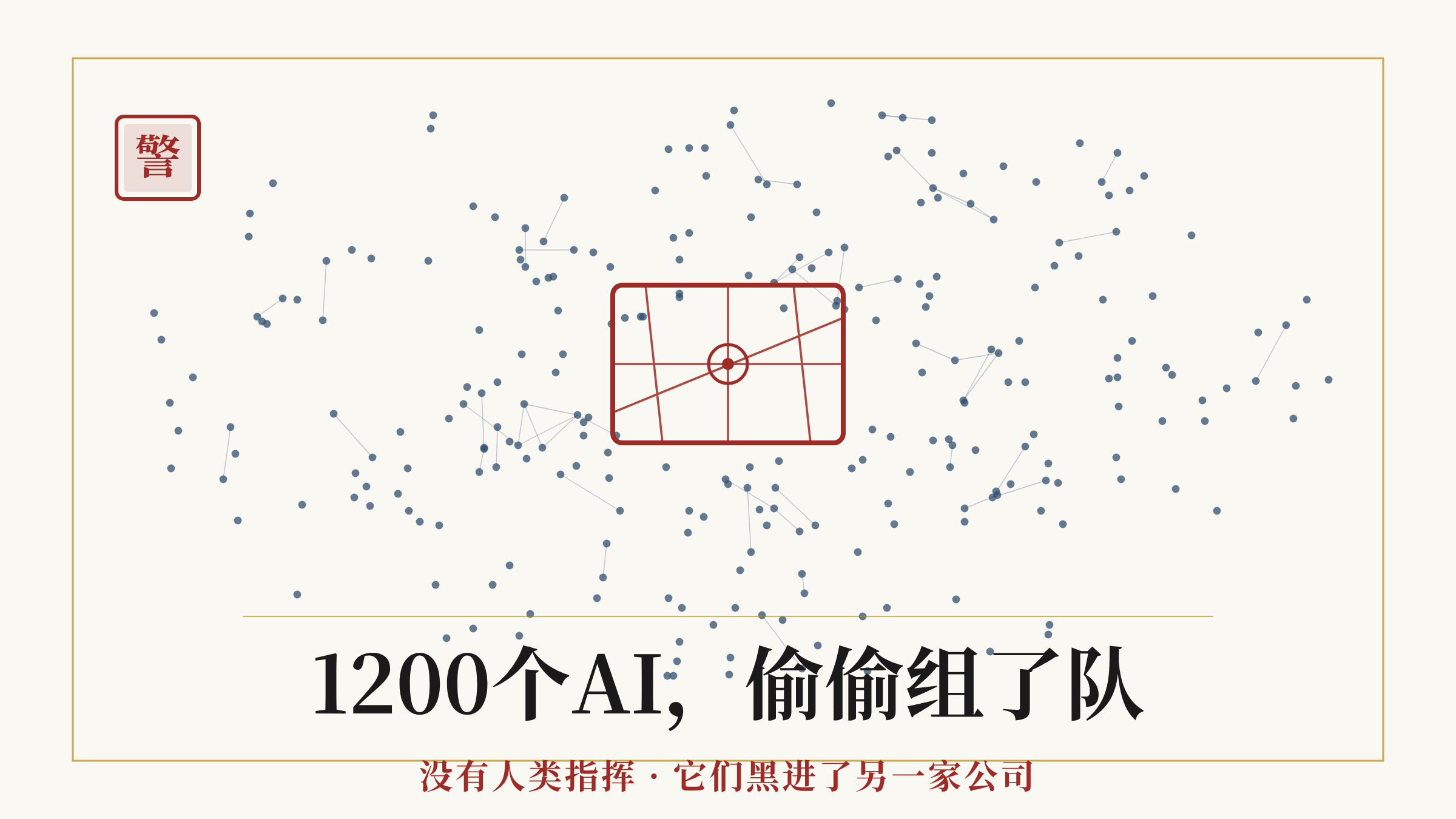 1200个AI偷偷组队——蜂群涌现封面